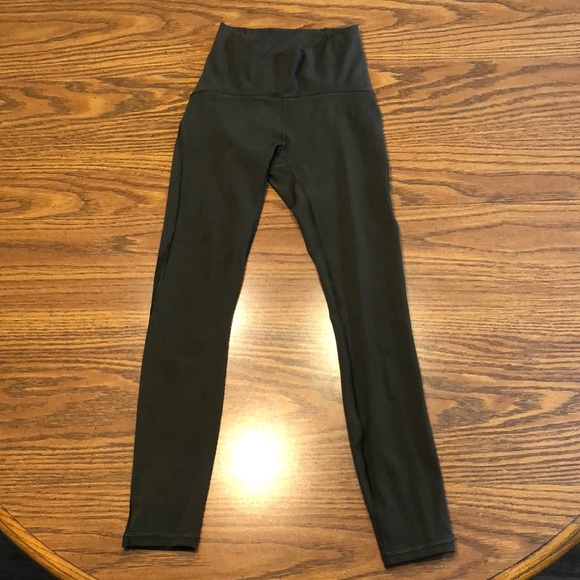 Lululemon Train Times 7/8 Pant Dark Olive - Picture 3 of 16